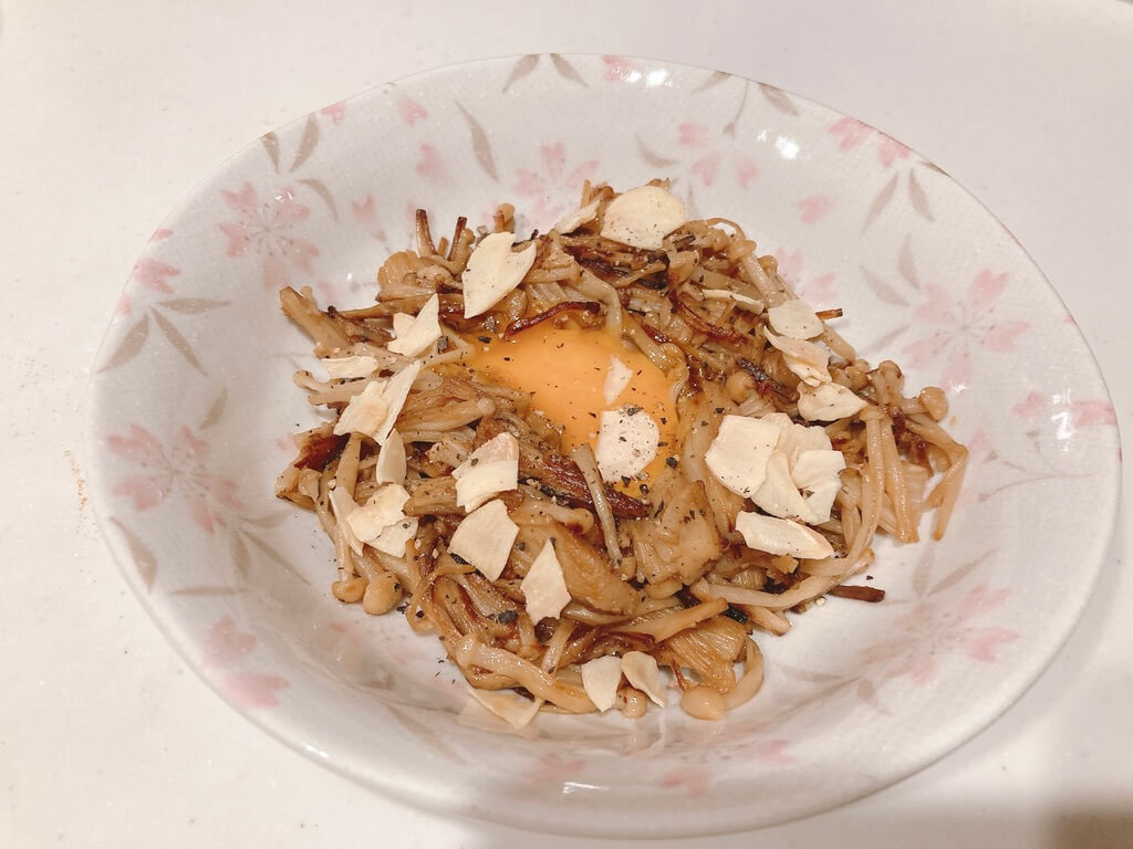 夫アレンジえのき